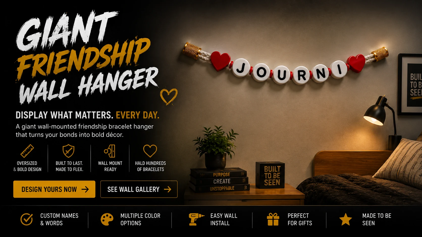 Giant Friendship Wall Hanger