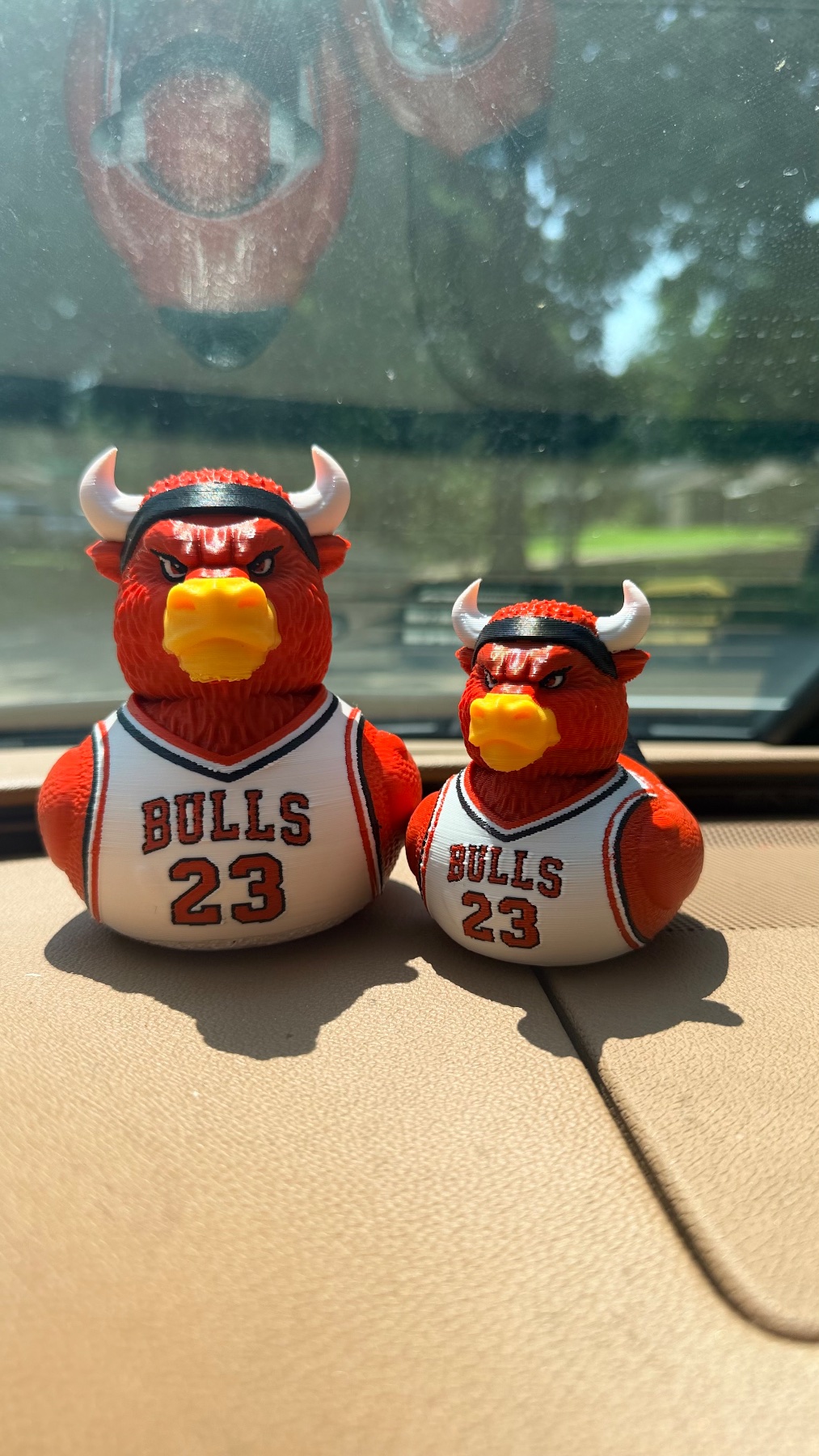Basketball Bull Mascot Duck — product view 4