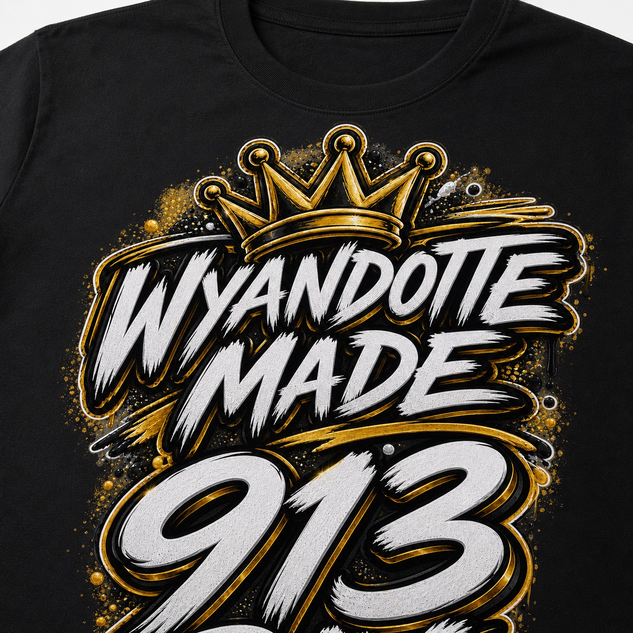 PREORDER : Wyandotte Made 913 Day 2026 T-Shirt – Black — product view 2